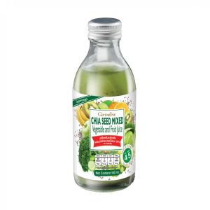 เครื่องดื่มเมล็ดเชียผสมน้ำผักและผลไม้รวม